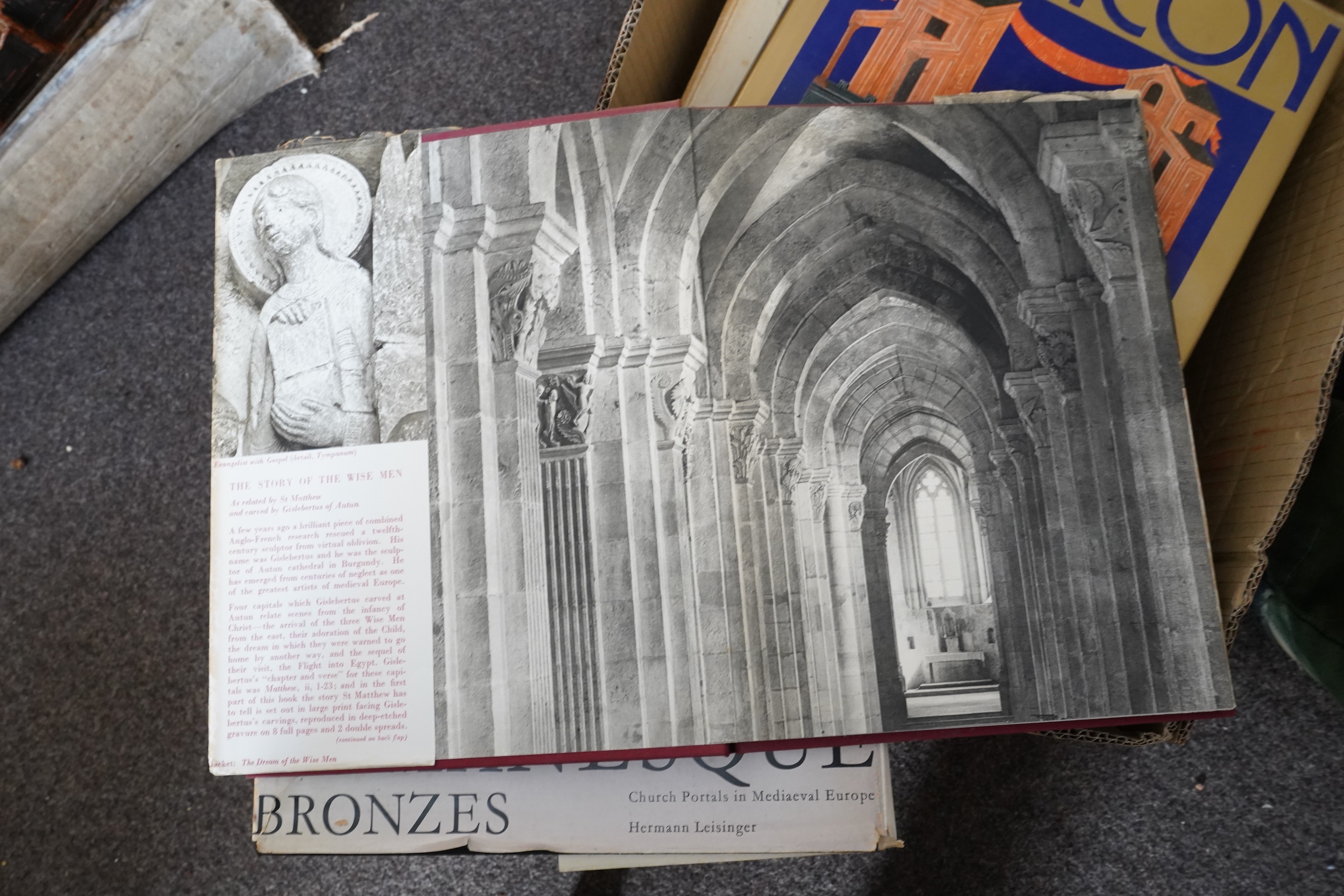 Weitzmann, Kurt & Alibegasvili, G. and others - The Icon. illus. throughout (much in colour); publisher's cloth and d/wrapper, thick folio. 1982; Sullivan, Sir Edward - The Book of Kells ... 24 coloured plates (mounted)